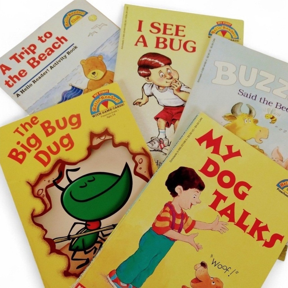 Level 1 Hello Reader Lot of 5 KIDS Gender Neutral Interest MIXED (Acceptable)